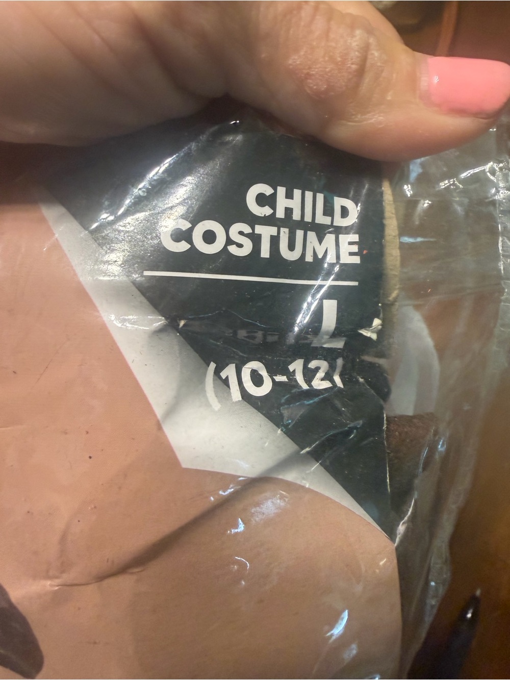 Kids Pumpkin Scarecrow Costume - Brown/Orange Hooded Robe - Picture 4 of 6